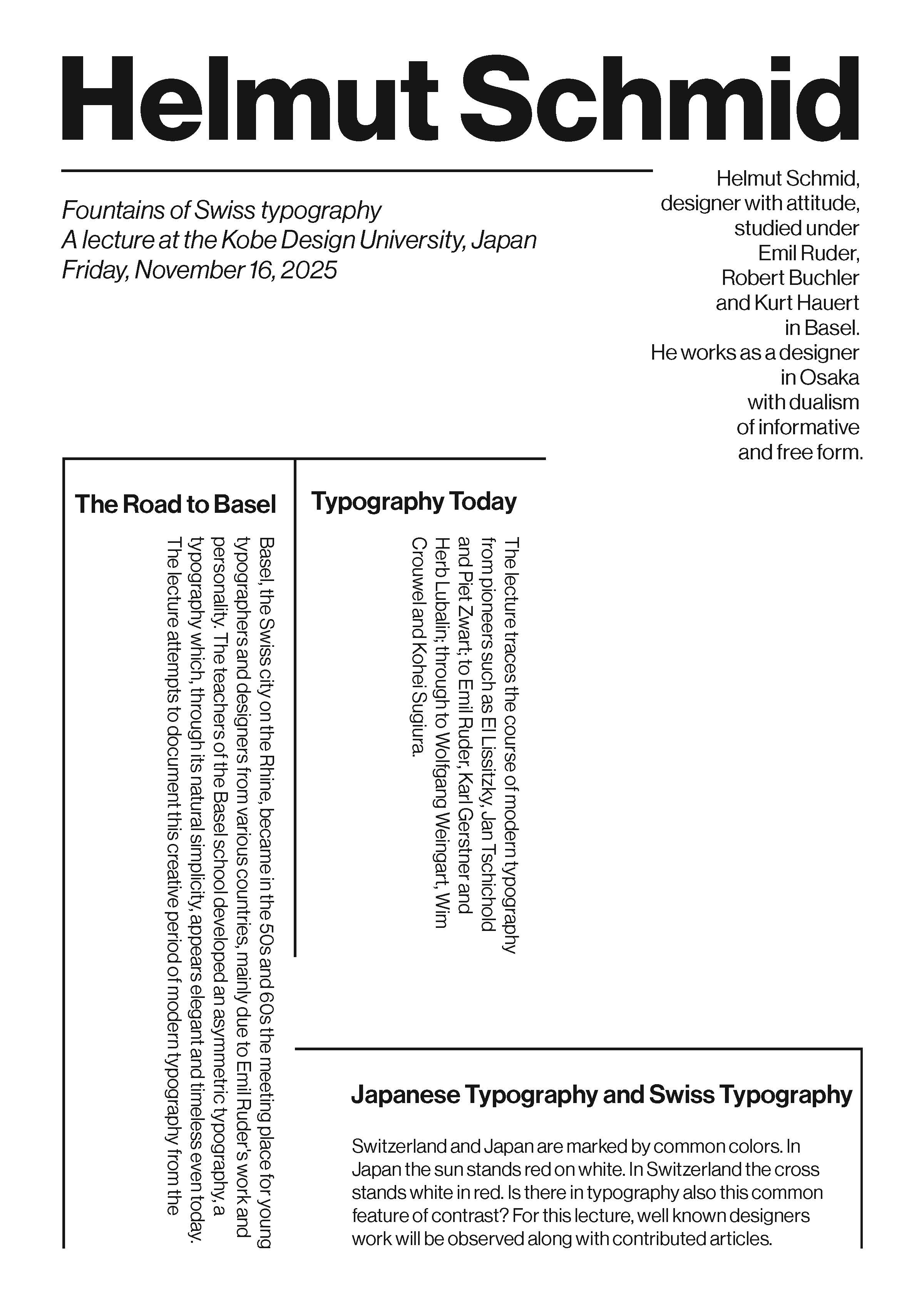 Helmut Schmid Poster 3